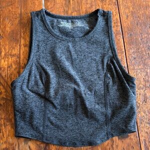 Beyond Yoga Charcoal Gray Women's crop tank -M